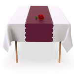 Pink Cutout Heart Plastic Table Runner -5 Pack- For Mothers Day, Valentines Day, Parties And Birthdays