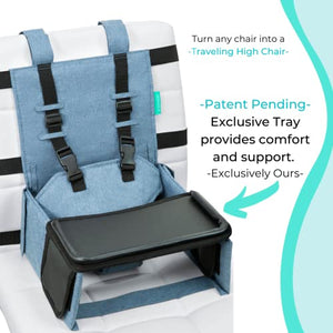 Portable High Chair for Travel with Exclusive Compact Tray