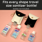 Swanoo Hand Sanitizer Holder Keychain - Compatible with Any Travel Size 2oz Sanitizer Bottl - Swanoo
